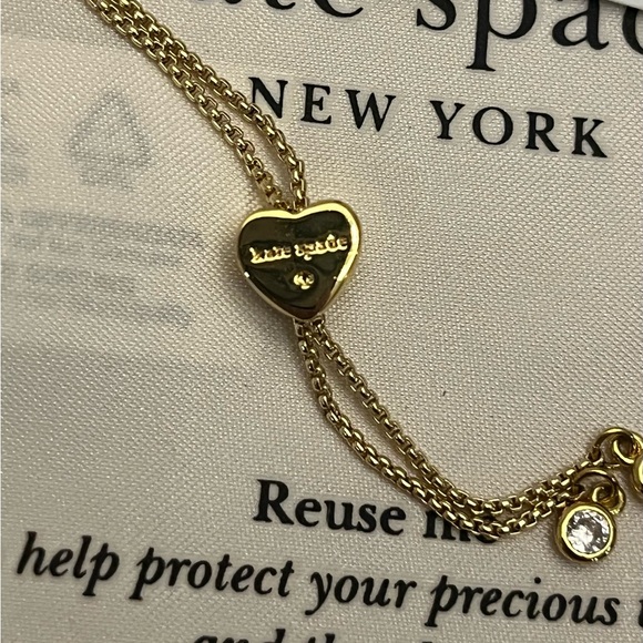 Kate Spade Gold Minnie Mouse Earrings and Bracelet with Red and Black Accents - Picture 7 of 8
